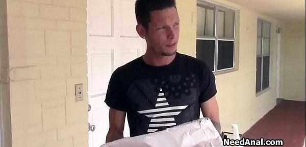  Anal fun with kinky neighbor after wrong package delivery